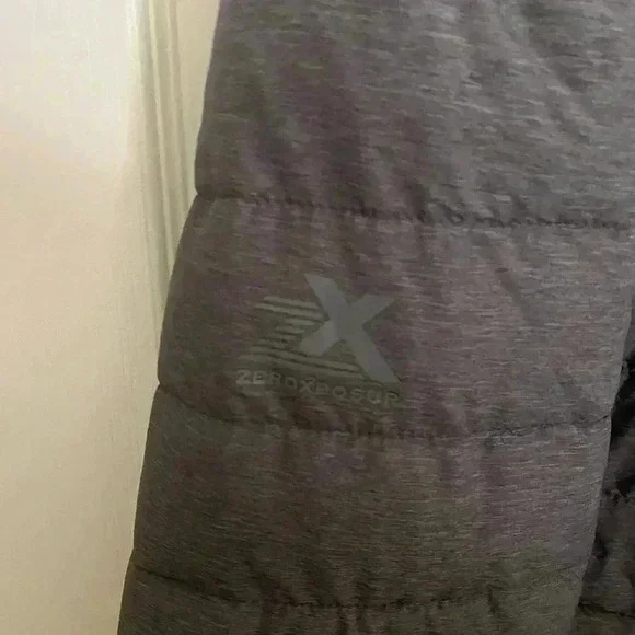 ZEROXPOSUR Women’s Gray Puffer Jacket Size L - Picture 5 of 14